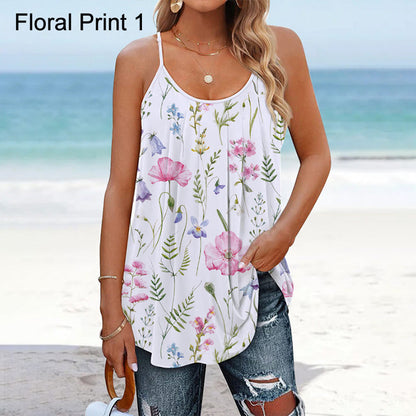 🌸Women's loose floral vest💕