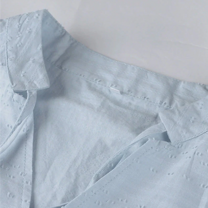 👗Women's Summer V-Neck Cotton Linen Dress💕