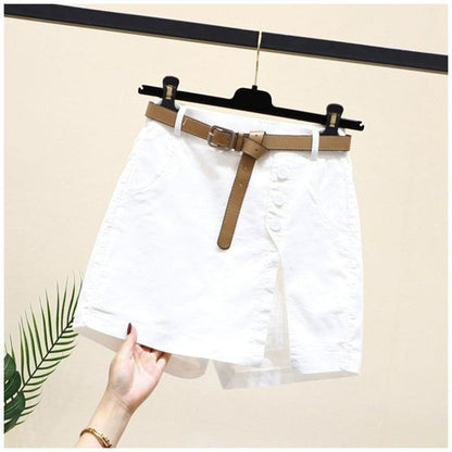 💥Hot Sale🤩-Women's Skirt Shorts (with Belt)