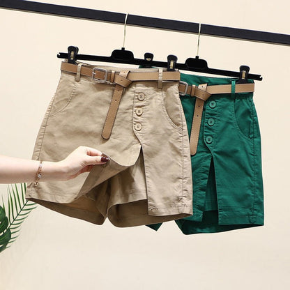 💥Hot Sale🤩-Women's Skirt Shorts (with Belt)