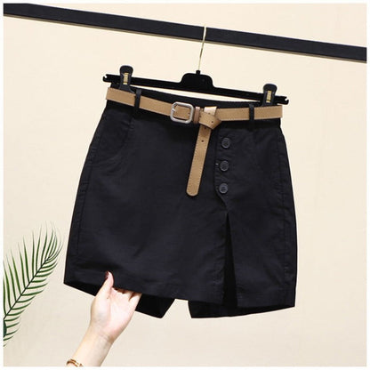 💥Hot Sale🤩-Women's Skirt Shorts (with Belt)