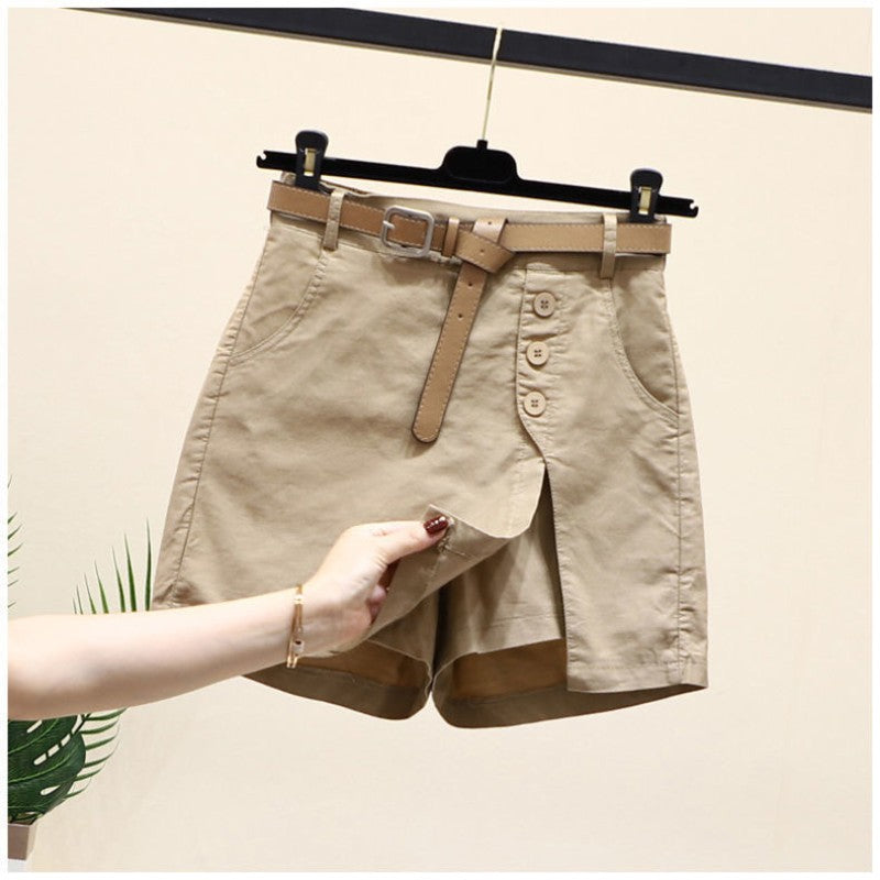 💥Hot Sale🤩-Women's Skirt Shorts (with Belt)