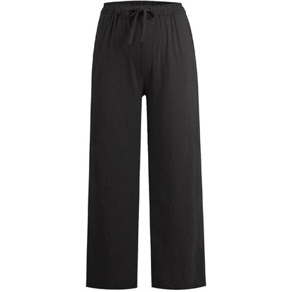 💥Hot Sales-49% OFF🔥Women's Summer Linen Cotton Wide Leg Pants