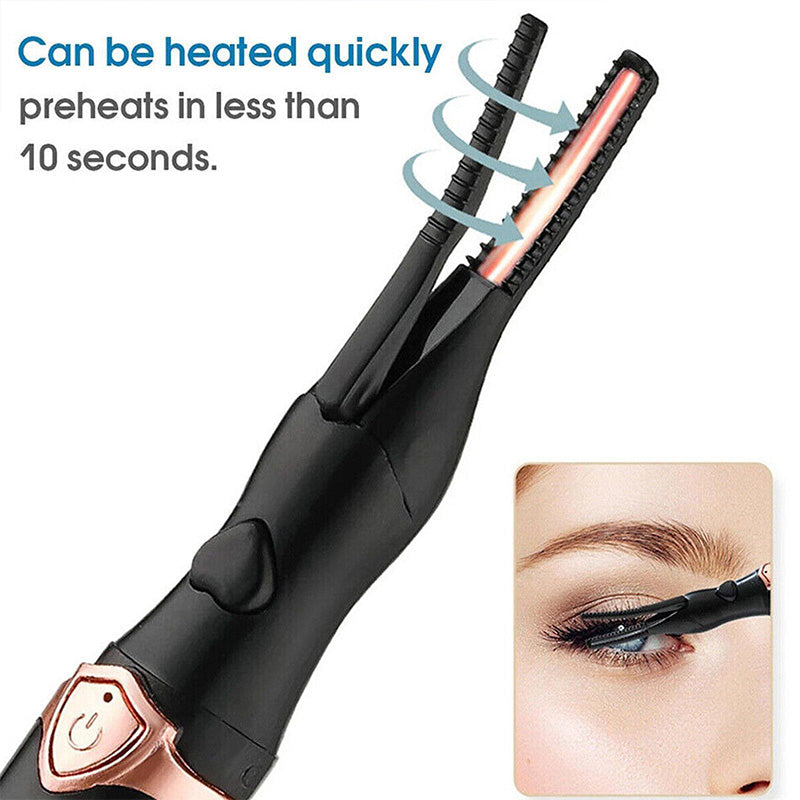 ✨Heated Eyelash Curler for Long-lasting Natural Curling