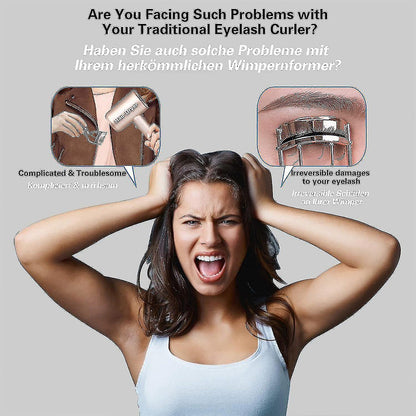 ✨Heated Eyelash Curler for Long-lasting Natural Curling