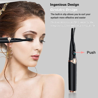 ✨Heated Eyelash Curler for Long-lasting Natural Curling