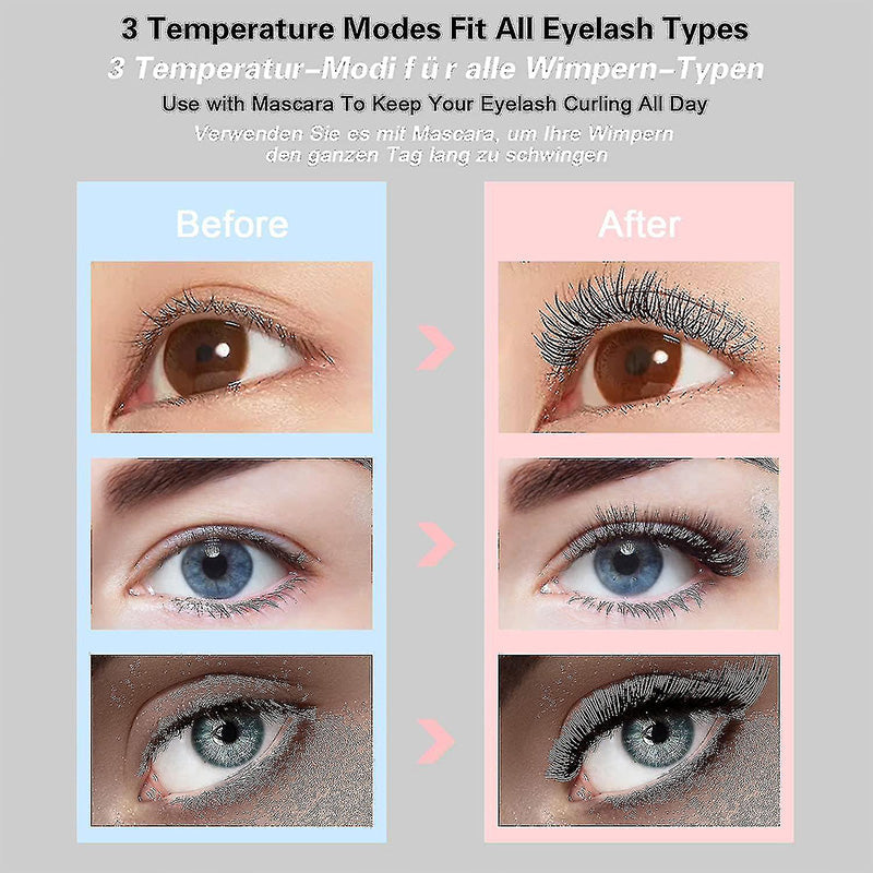 ✨Heated Eyelash Curler for Long-lasting Natural Curling