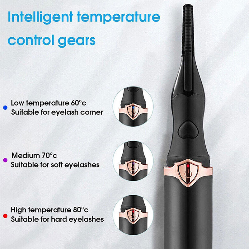✨Heated Eyelash Curler for Long-lasting Natural Curling
