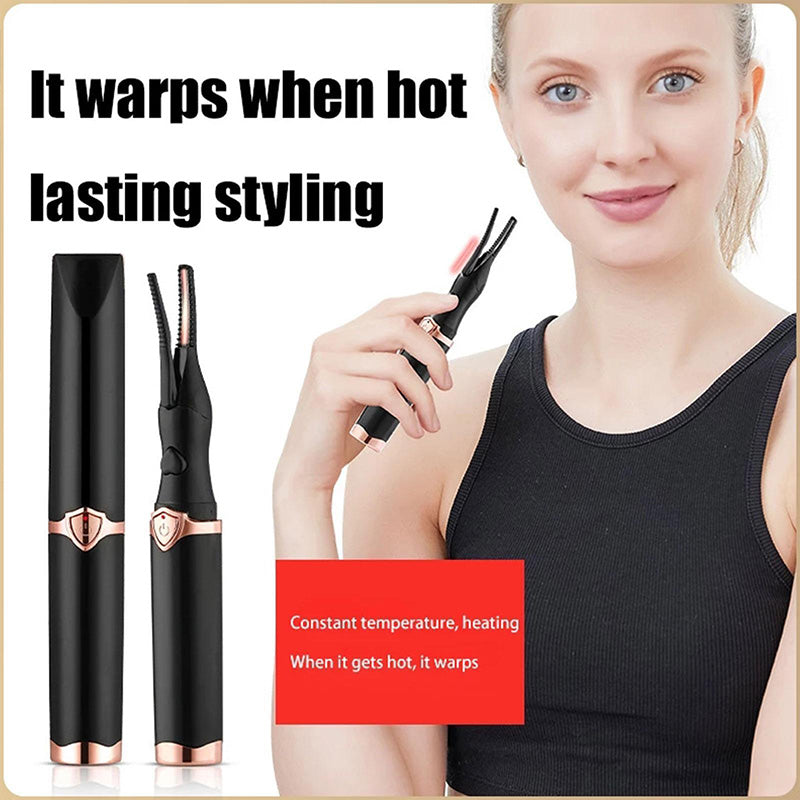 ✨Heated Eyelash Curler for Long-lasting Natural Curling
