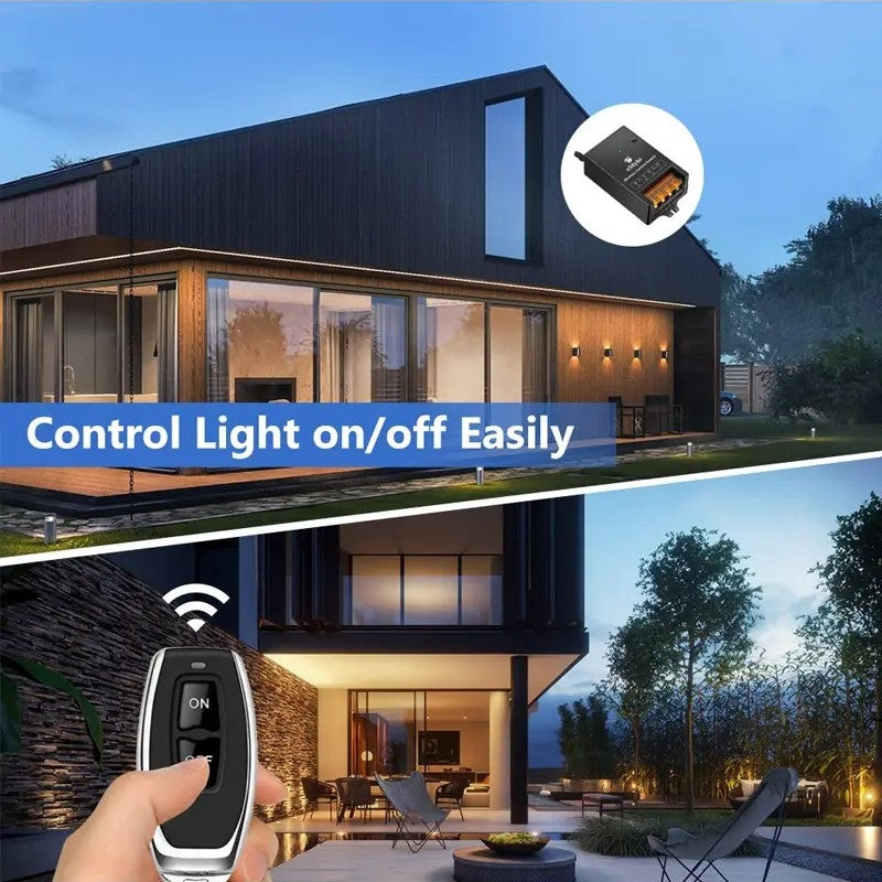 💥Wireless Remote Control Switch & Receiver Kit, No Wiring
