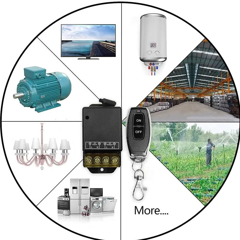 💥Wireless Remote Control Switch & Receiver Kit, No Wiring