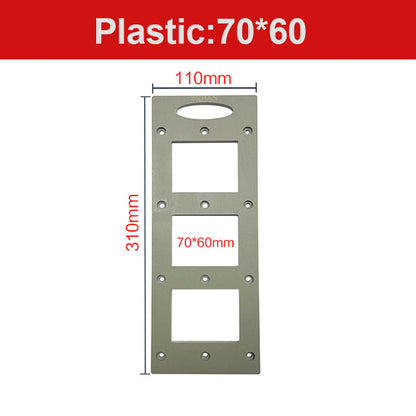 86 Type Sockets Aluminum Alloy Slotting Template