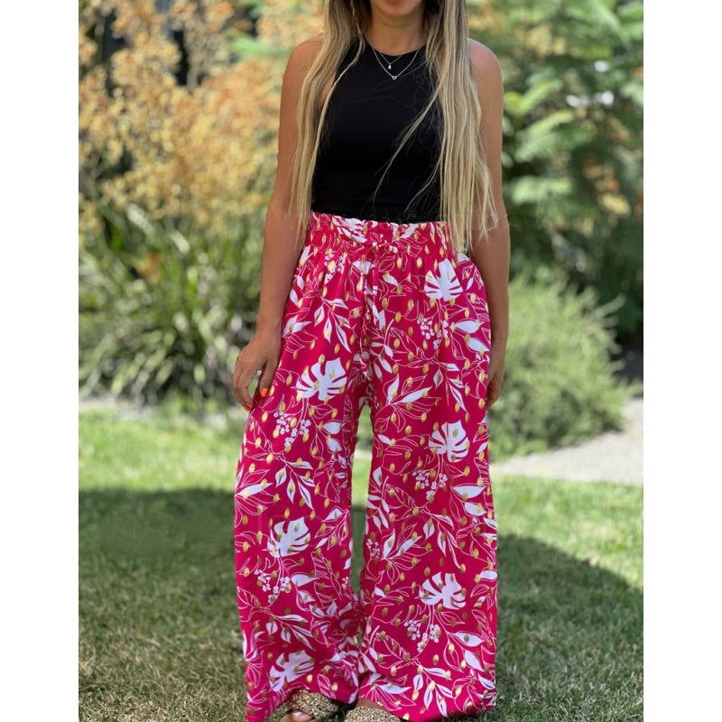 🍃Women's Printed Wide Leg Pants