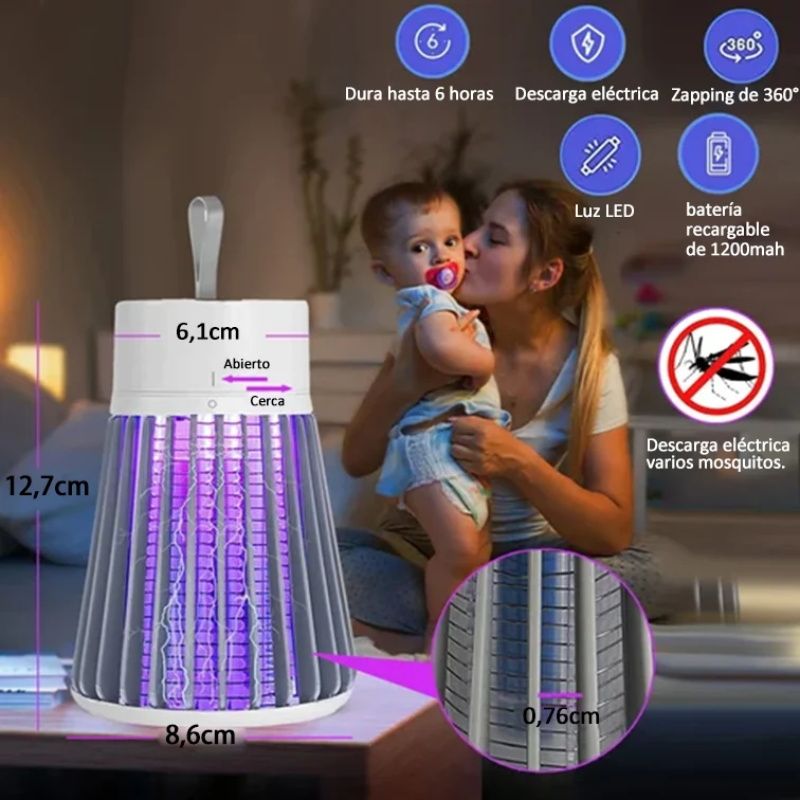 🏆Portable Insect Destroyer for Indoor & Outdoor Use - Fly & Mosquito Trap🦟⚡