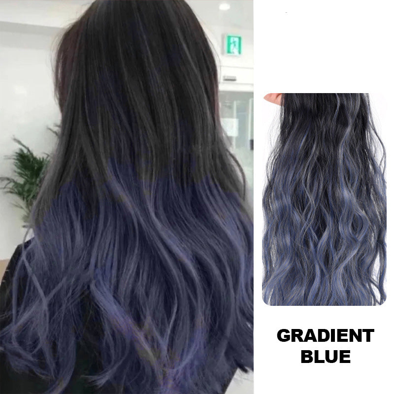 🌈🍃Gradient Color Curly Wig Piece✨