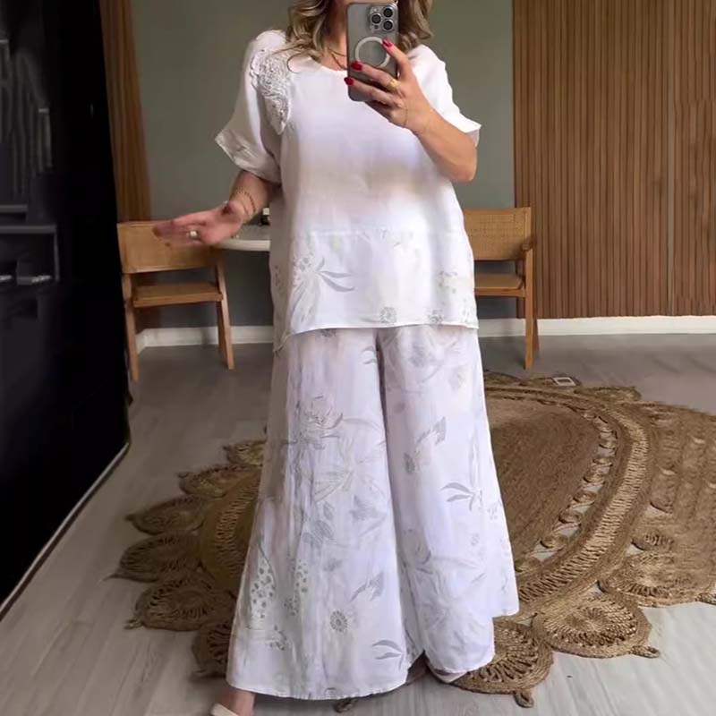 🔥HOT SALE 49% OFF🔥Women's Floral Print Casual 2-Piece Set