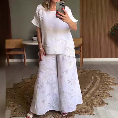 🔥HOT SALE 49% OFF🔥Women's Floral Print Casual 2-Piece Set