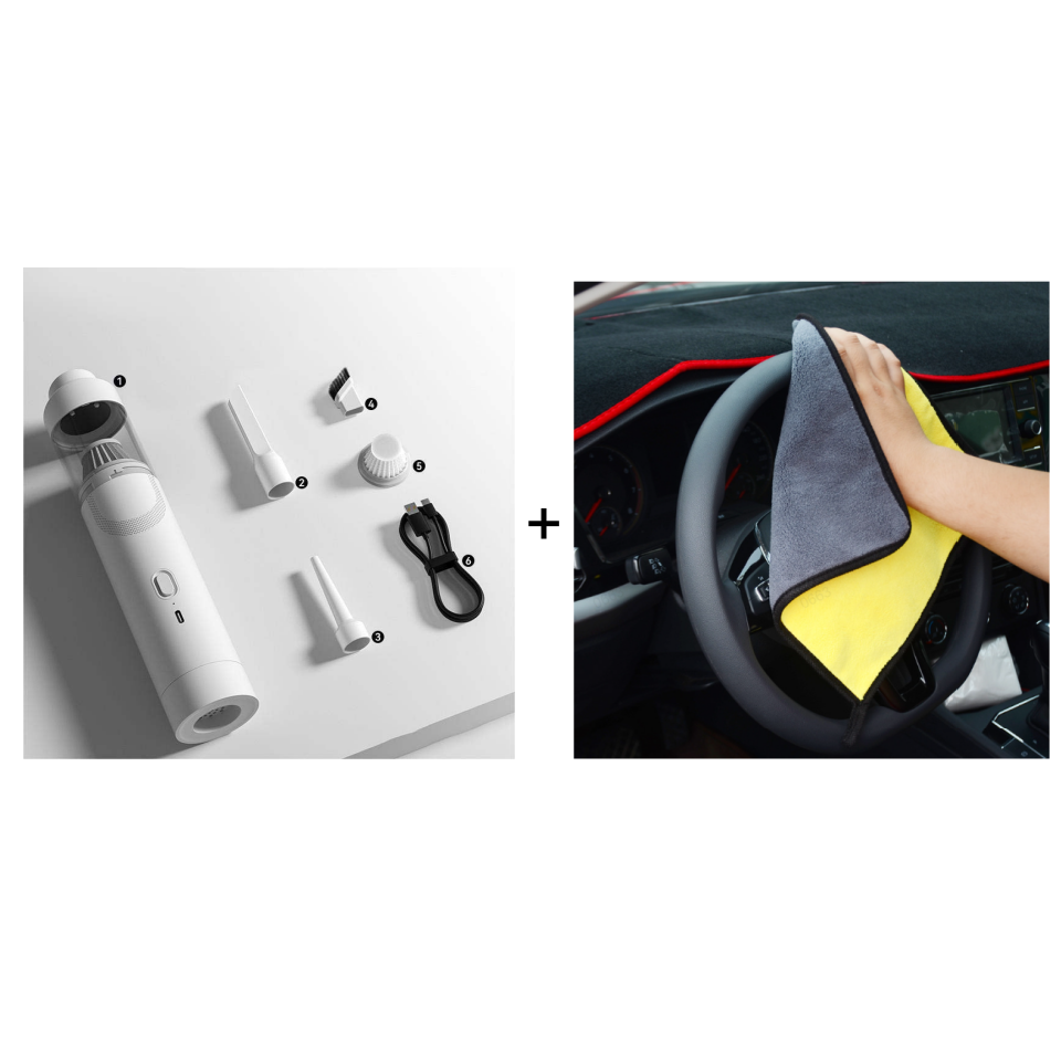 💥Promotion - 49% discount💥Portable Cordless Car Vacuum with High Suction Power