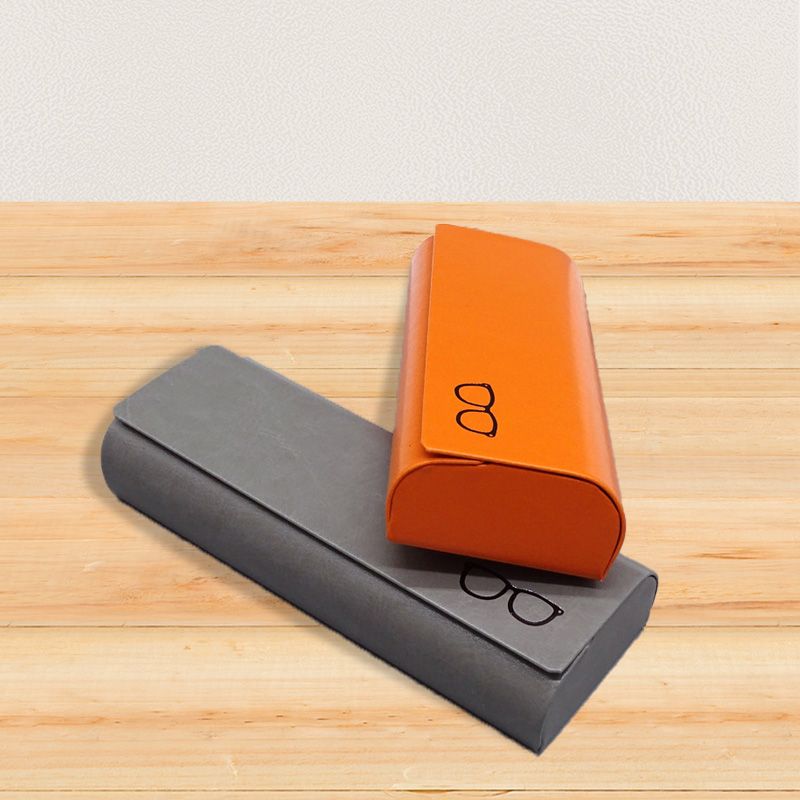Minimalist Hard Leather Glasses Case