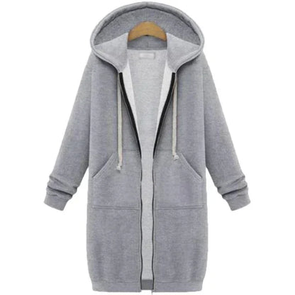 Women's Long Hooded Sweatshirt