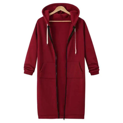 Women's Long Hooded Sweatshirt