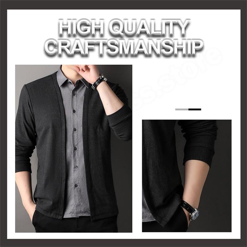 💥Sale 49% off🍃Men's False two-piece knit shirt