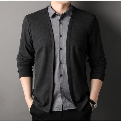 💥Sale 49% off🍃Men's False two-piece knit shirt