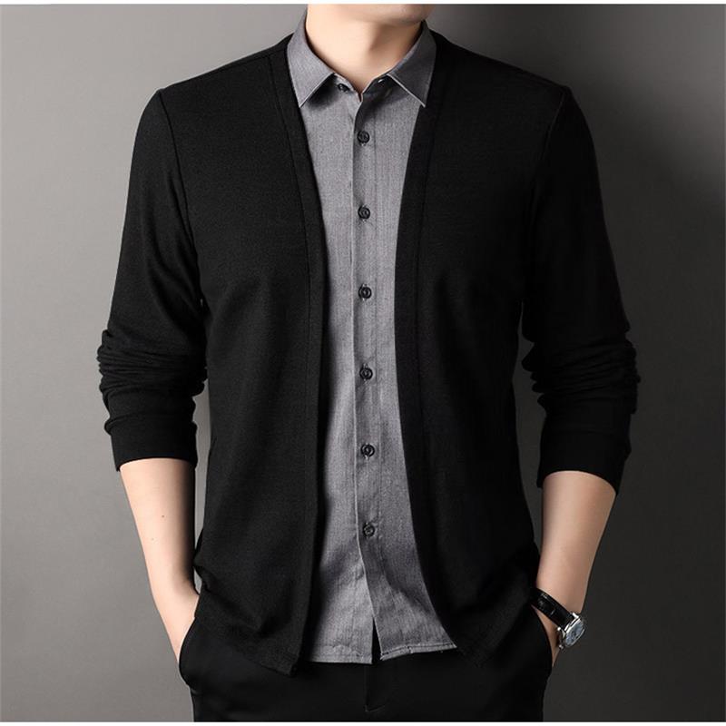 💥Sale 49% off🍃Men's False two-piece knit shirt