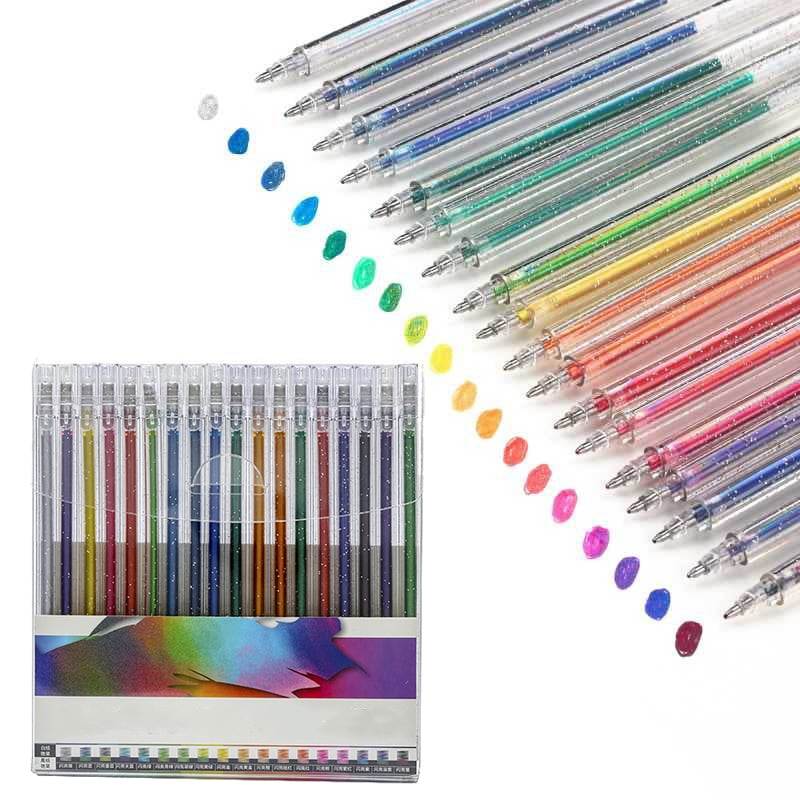💥 Last Day! Special Sale 🎁Glitter Gel Pen Set – Smooth Writing 🎨
