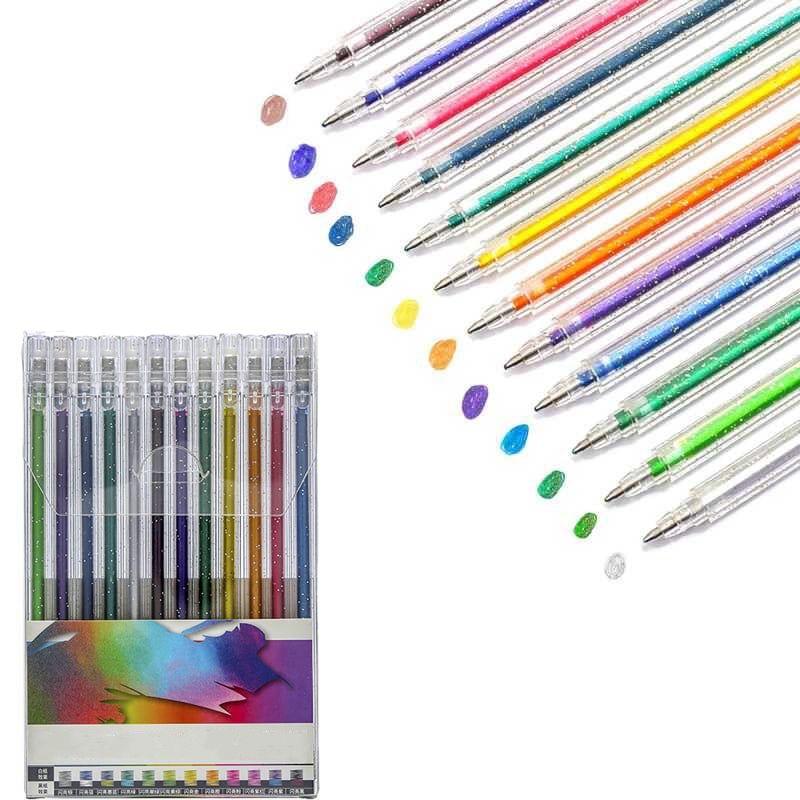 💥 Last Day! Special Sale 🎁Glitter Gel Pen Set – Smooth Writing 🎨