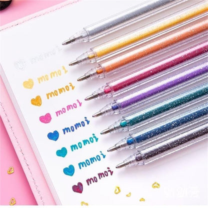 💥 Last Day! Special Sale 🎁Glitter Gel Pen Set – Smooth Writing 🎨