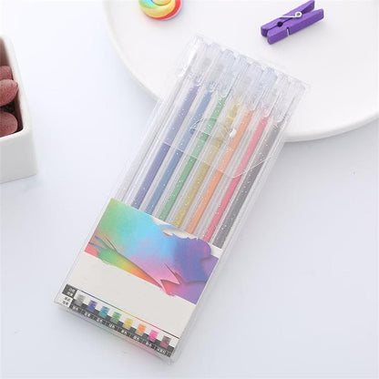 💥 Last Day! Special Sale 🎁Glitter Gel Pen Set – Smooth Writing 🎨