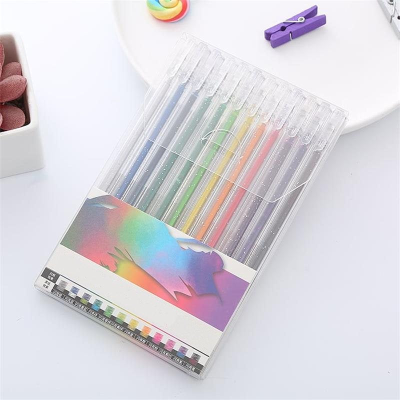 💥 Last Day! Special Sale 🎁Glitter Gel Pen Set – Smooth Writing 🎨