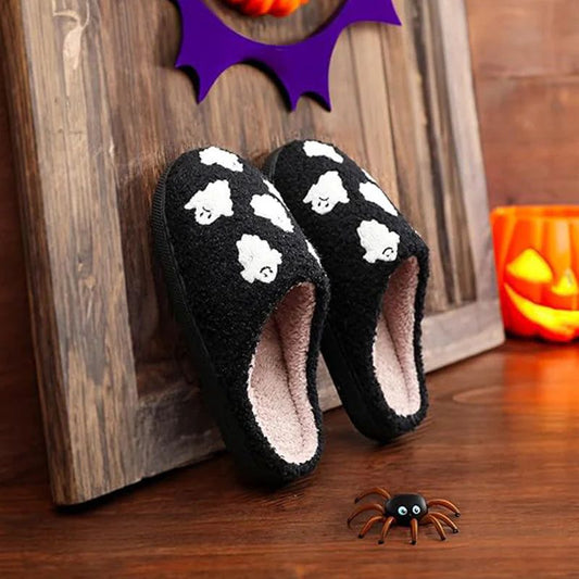 💥Limit Time 49% OFF👻Halloween Ghost Plush Slippers