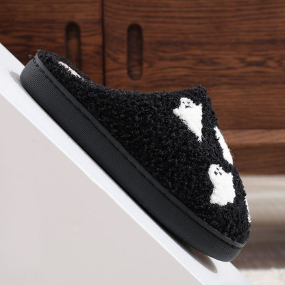 💥Limit Time 49% OFF👻Halloween Ghost Plush Slippers