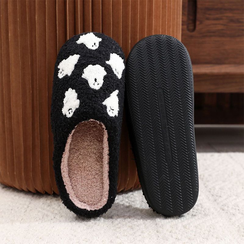 💥Limit Time 49% OFF👻Halloween Ghost Plush Slippers