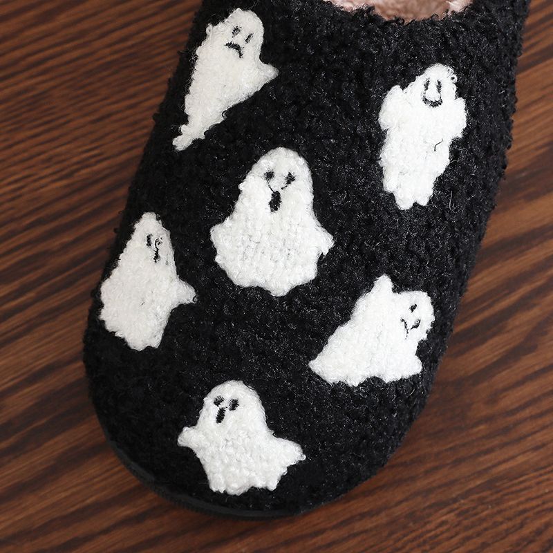 💥Limit Time 49% OFF👻Halloween Ghost Plush Slippers