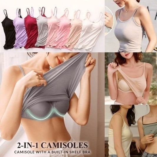 🔥Hot Sales - 49% OFF💕Tank With Built-In Bra