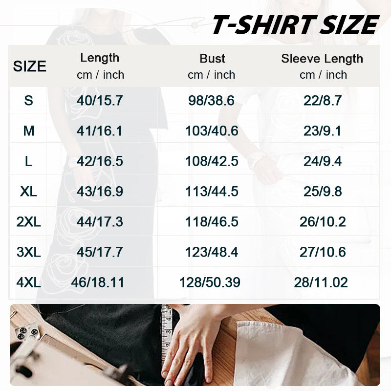💕Women's casual two-piece floral T-shirt and mid-length skirt set