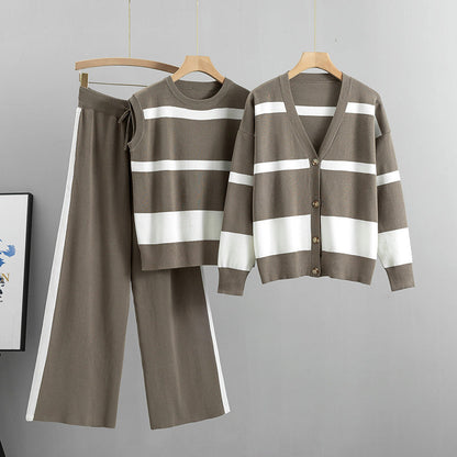 💥Hot Sales - 49% OFF🔥Women's 3-Piece Knit Lounge Set