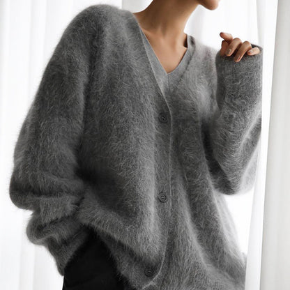 ✨Women's Cozy Fuzzy Knit Cardigan