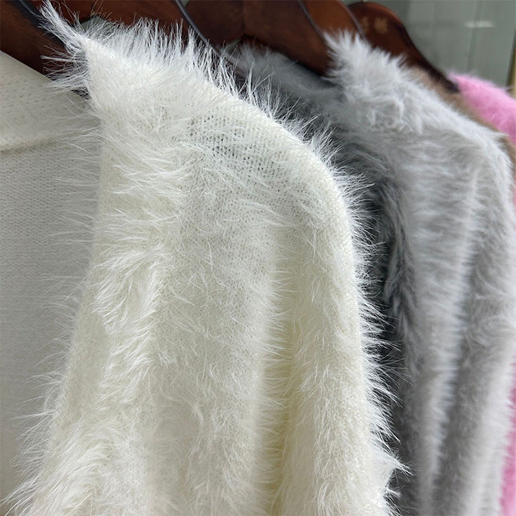 ✨Women's Cozy Fuzzy Knit Cardigan
