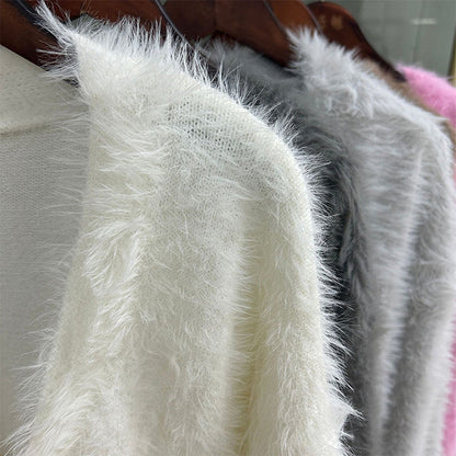 ✨Women's Cozy Fuzzy Knit Cardigan