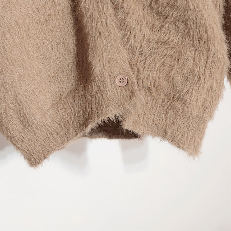 ✨Women's Cozy Fuzzy Knit Cardigan