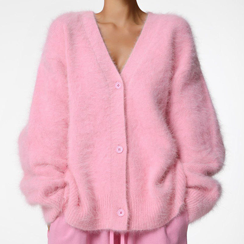 ✨Women's Cozy Fuzzy Knit Cardigan