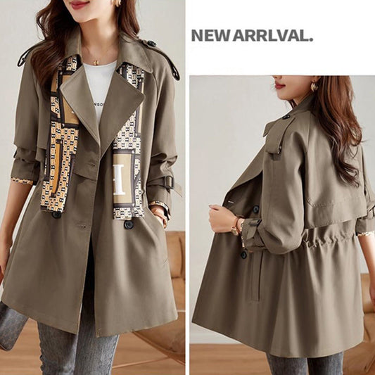 💥Limit Time 49% OFF🍂Women's Slimming Mid-Length Lapel Trench Coat