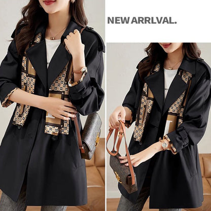 💥Limit Time 49% OFF🍂Women's Slimming Mid-Length Lapel Trench Coat
