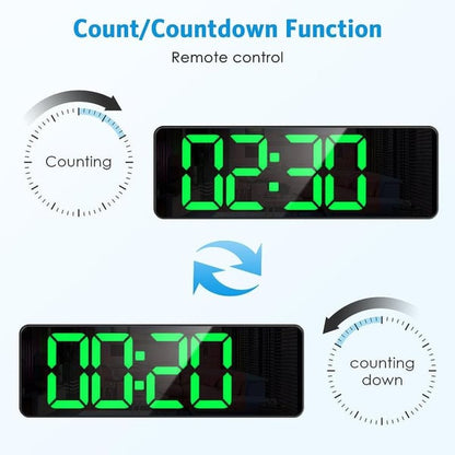 🕐💡49% OFF! ⌚16" Large Digital Clock with Temperature, Date, Auto DST, Night Light, Auto Brightness Dimmer – Smart Display for Every Room