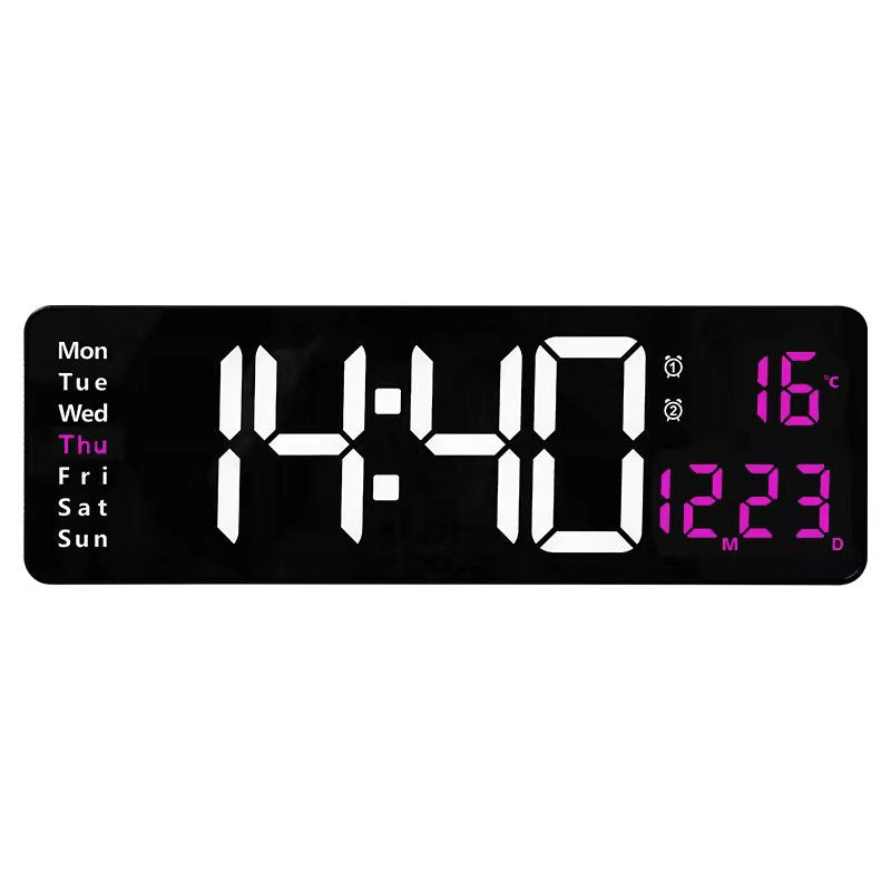 🕐💡49% OFF! ⌚16" Large Digital Clock with Temperature, Date, Auto DST, Night Light, Auto Brightness Dimmer – Smart Display for Every Room