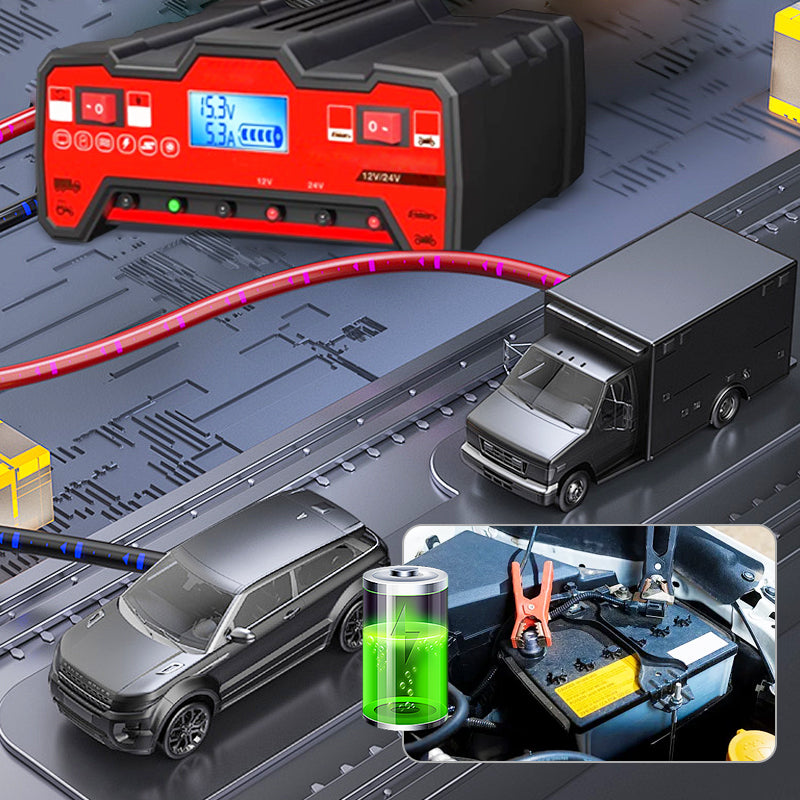💥Automotive Intelligent Pulse Repair Battery Charger
